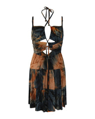 Cora Short Dress // Ocean Fade Tie Dye