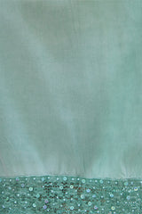 Azure Long Skirt – Pigment Color with Lavish Lace