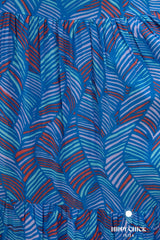 Savannah Long Dress // Leaves print