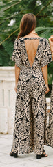 Paz Long Jumpsuit // Ocean Fade Tie Dye