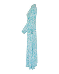 Breeze Long Shirt // Ocean Mandala Print