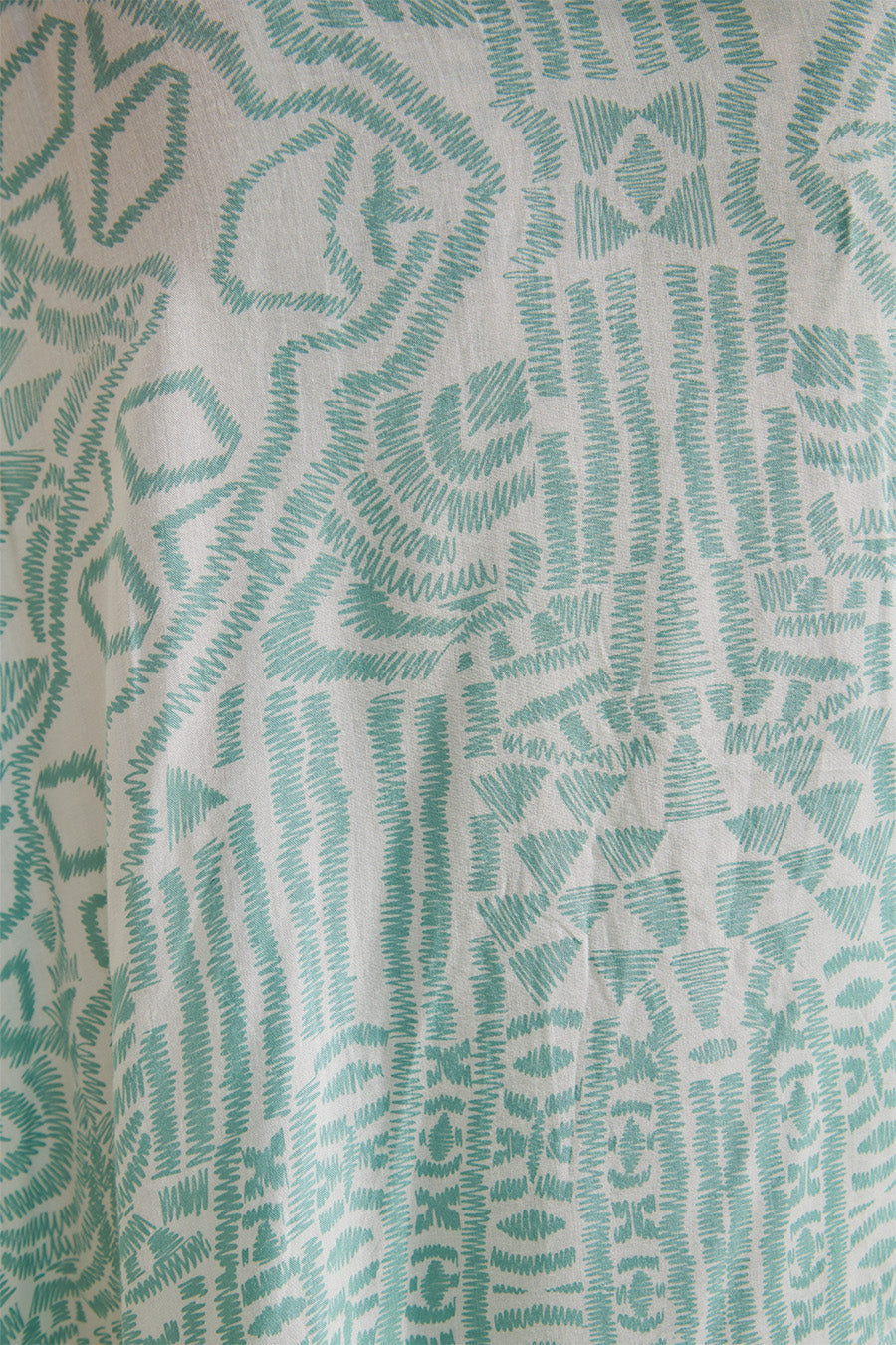 Delphine Long Dress – Ethnic Fusion Print