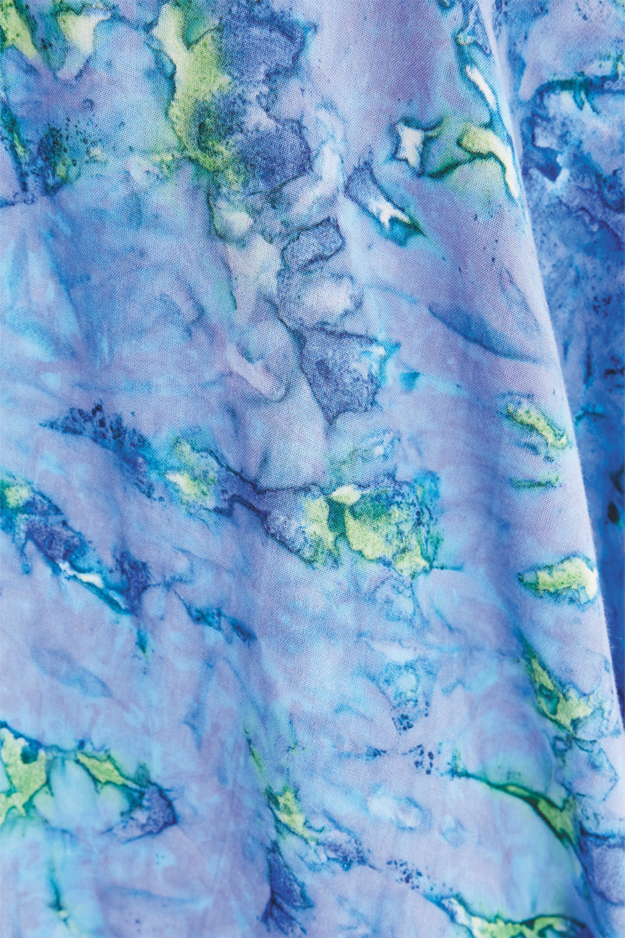 Mermaid Long Dress – Aqua Splash Tie Dye