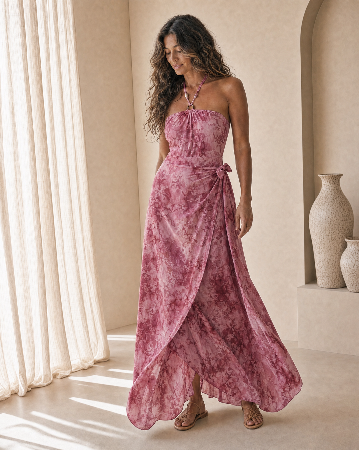 Star Long Dress // Moonwash Tie Dye