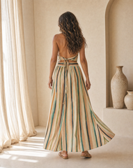 Flora Long Skirt // Terra Flow Tie Dye