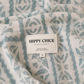 Hippy Chick ivory garment label
